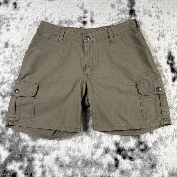 Carhartt Shorts Womens Size 10 Green WB164 Cargo Skater Grunge - Picture 1 of 12